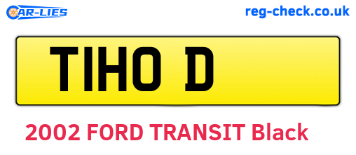 T1HOD are the vehicle registration plates.