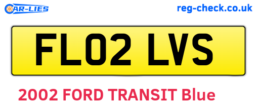 FL02LVS are the vehicle registration plates.