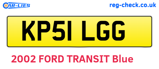 KP51LGG are the vehicle registration plates.