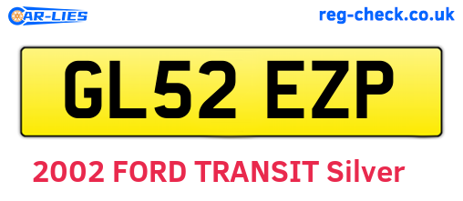 GL52EZP are the vehicle registration plates.