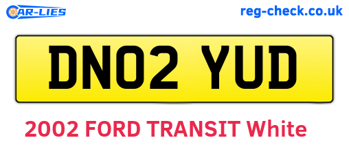 DN02YUD are the vehicle registration plates.