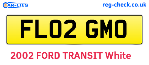 FL02GMO are the vehicle registration plates.