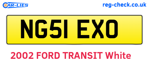 NG51EXO are the vehicle registration plates.