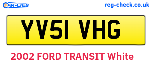 YV51VHG are the vehicle registration plates.