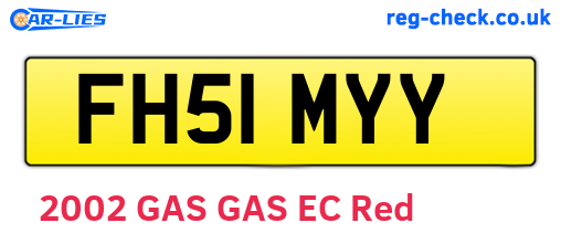 FH51MYY are the vehicle registration plates.