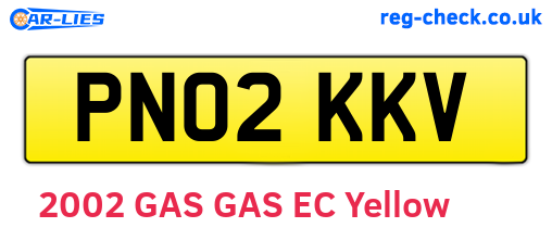 PN02KKV are the vehicle registration plates.