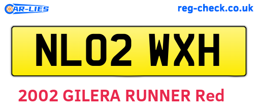 NL02WXH are the vehicle registration plates.