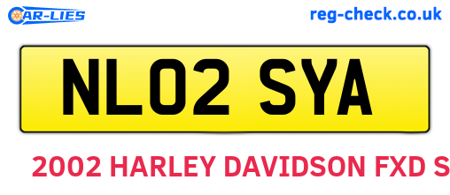 NL02SYA are the vehicle registration plates.