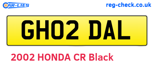 GH02DAL are the vehicle registration plates.
