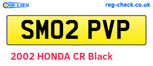 SM02PVP are the vehicle registration plates.