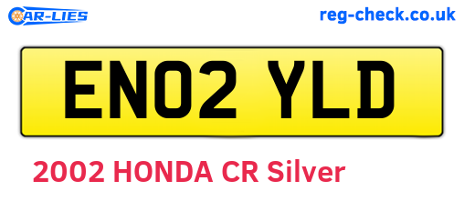 EN02YLD are the vehicle registration plates.