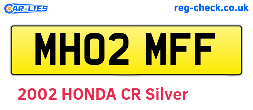 MH02MFF are the vehicle registration plates.