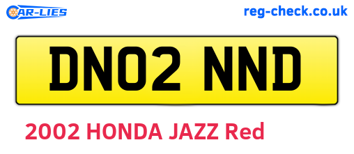 DN02NND are the vehicle registration plates.