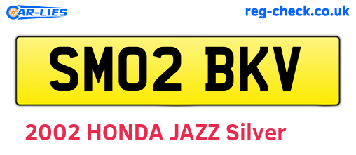 SM02BKV are the vehicle registration plates.
