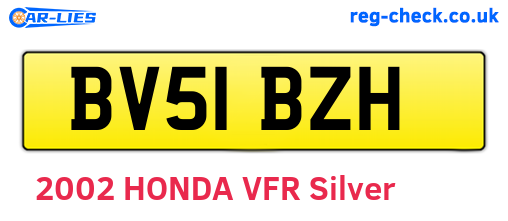 BV51BZH are the vehicle registration plates.