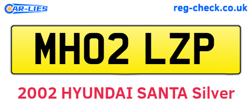 MH02LZP are the vehicle registration plates.