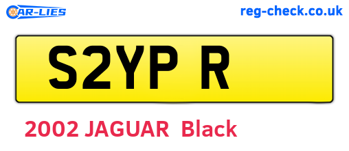 S2YPR are the vehicle registration plates.