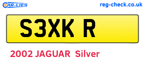 S3XKR are the vehicle registration plates.
