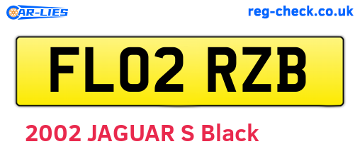 FL02RZB are the vehicle registration plates.
