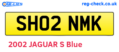 SH02NMK are the vehicle registration plates.