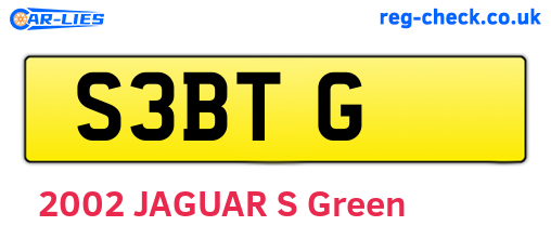 S3BTG are the vehicle registration plates.