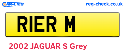 R1ERM are the vehicle registration plates.