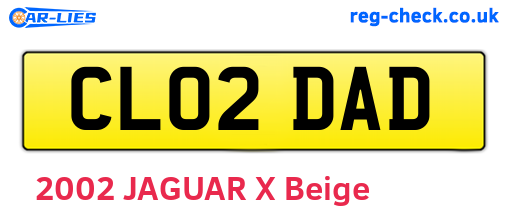 CL02DAD are the vehicle registration plates.