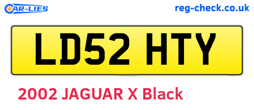 LD52HTY are the vehicle registration plates.