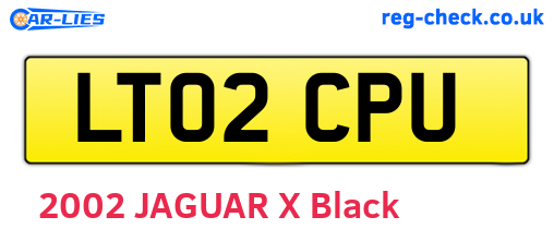 LT02CPU are the vehicle registration plates.