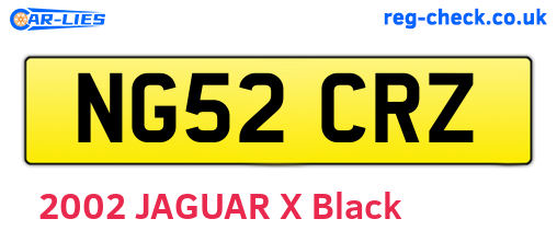 NG52CRZ are the vehicle registration plates.