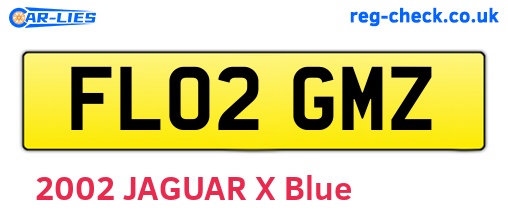 FL02GMZ are the vehicle registration plates.