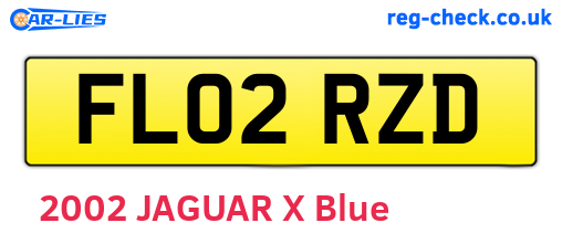 FL02RZD are the vehicle registration plates.