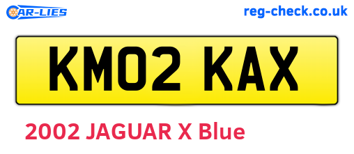 KM02KAX are the vehicle registration plates.