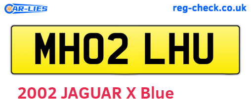 MH02LHU are the vehicle registration plates.