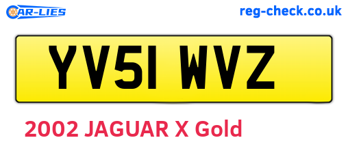 YV51WVZ are the vehicle registration plates.