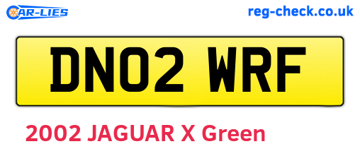 DN02WRF are the vehicle registration plates.