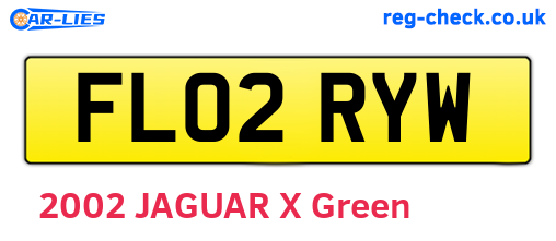 FL02RYW are the vehicle registration plates.