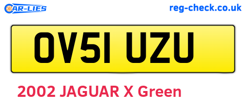 OV51UZU are the vehicle registration plates.