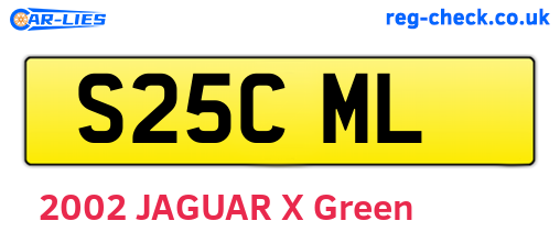 S25CML are the vehicle registration plates.