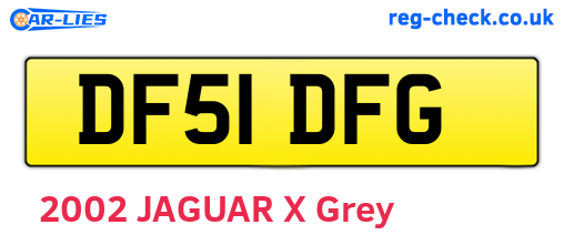 DF51DFG are the vehicle registration plates.
