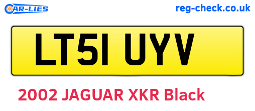 LT51UYV are the vehicle registration plates.
