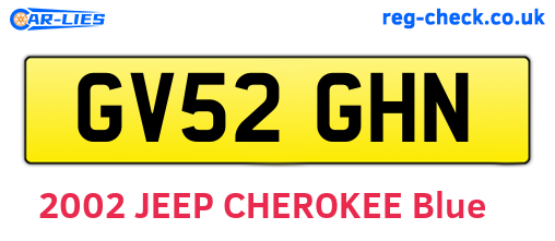 GV52GHN are the vehicle registration plates.