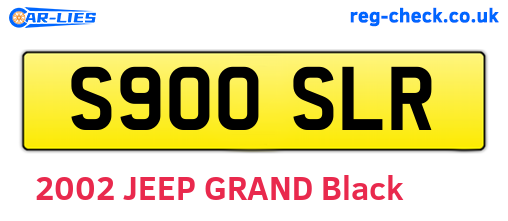 S900SLR are the vehicle registration plates.