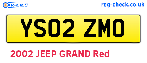 YS02ZMO are the vehicle registration plates.