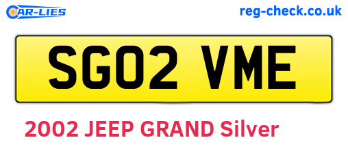 SG02VME are the vehicle registration plates.