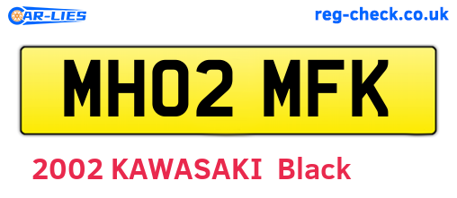 MH02MFK are the vehicle registration plates.