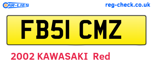 FB51CMZ are the vehicle registration plates.