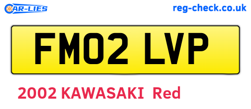 FM02LVP are the vehicle registration plates.