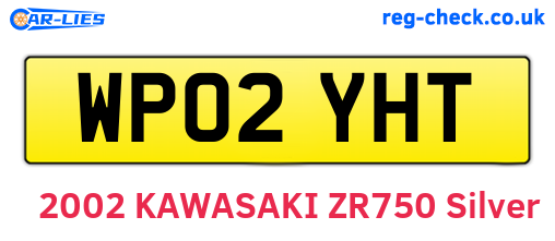 WP02YHT are the vehicle registration plates.