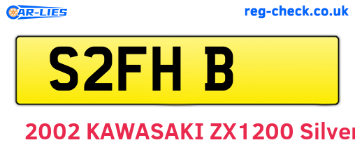 S2FHB are the vehicle registration plates.